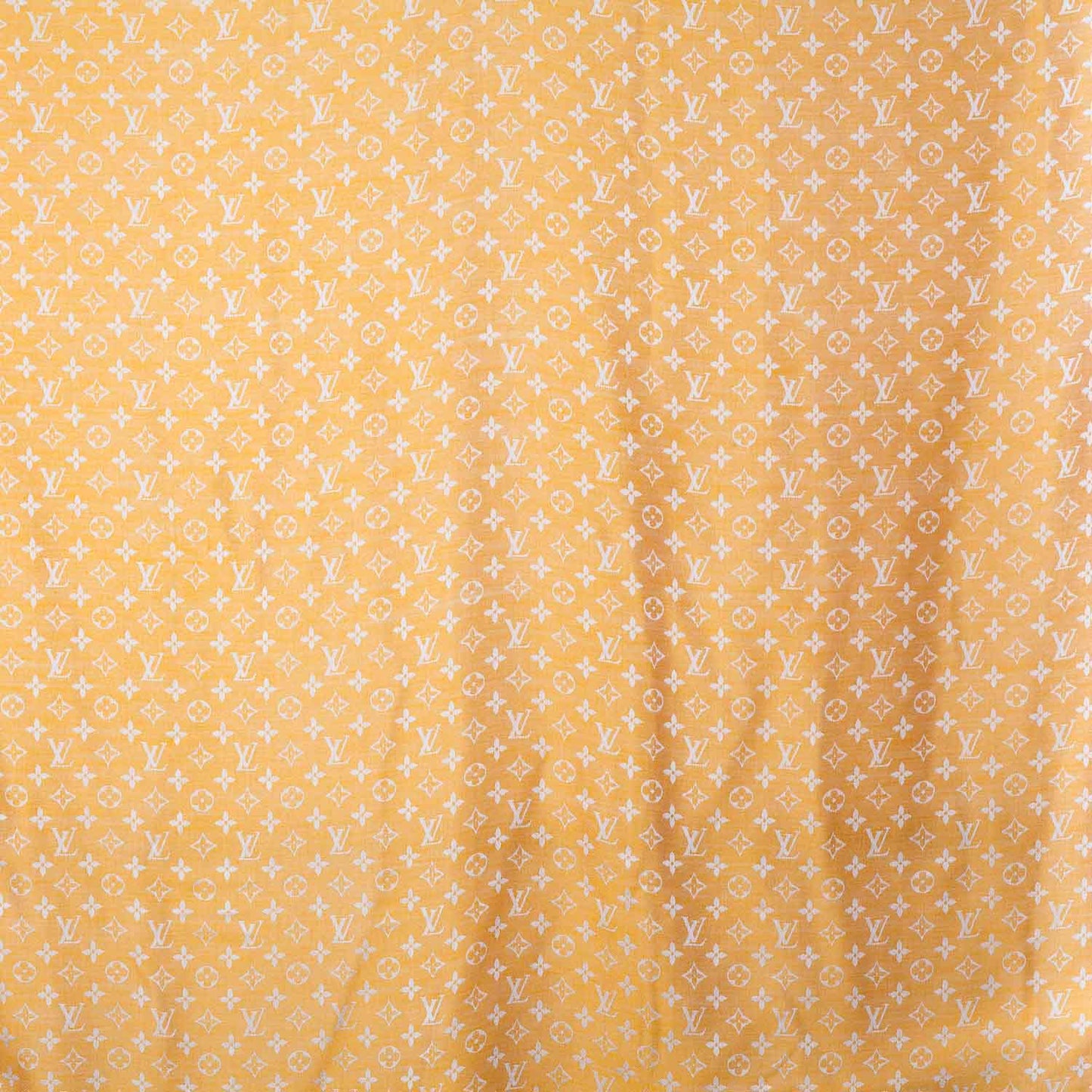 Monogram Lurex Shawl Orange