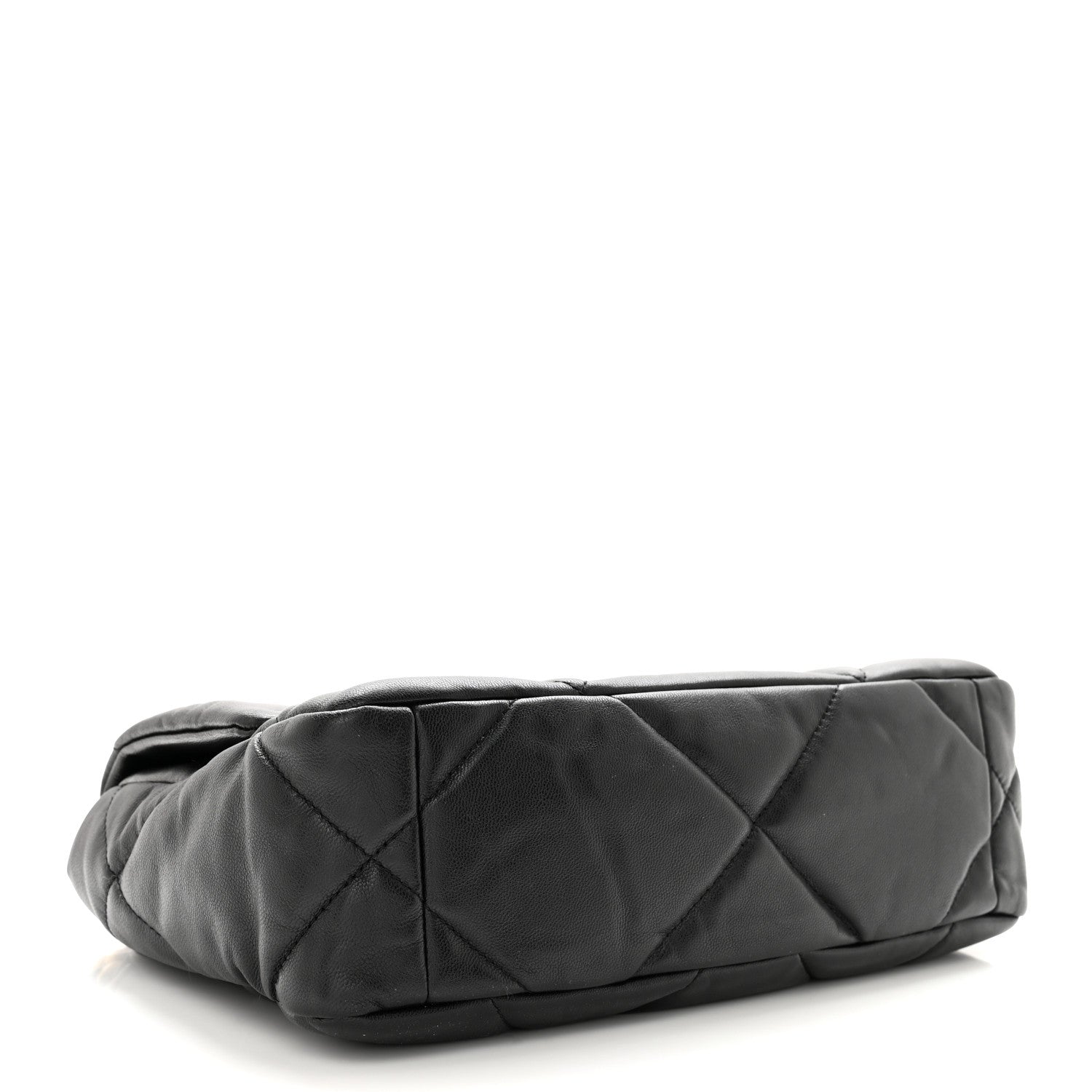 Chanel Goatskin Quilted Medium Chanel 19 Flap Black 4 of 11
