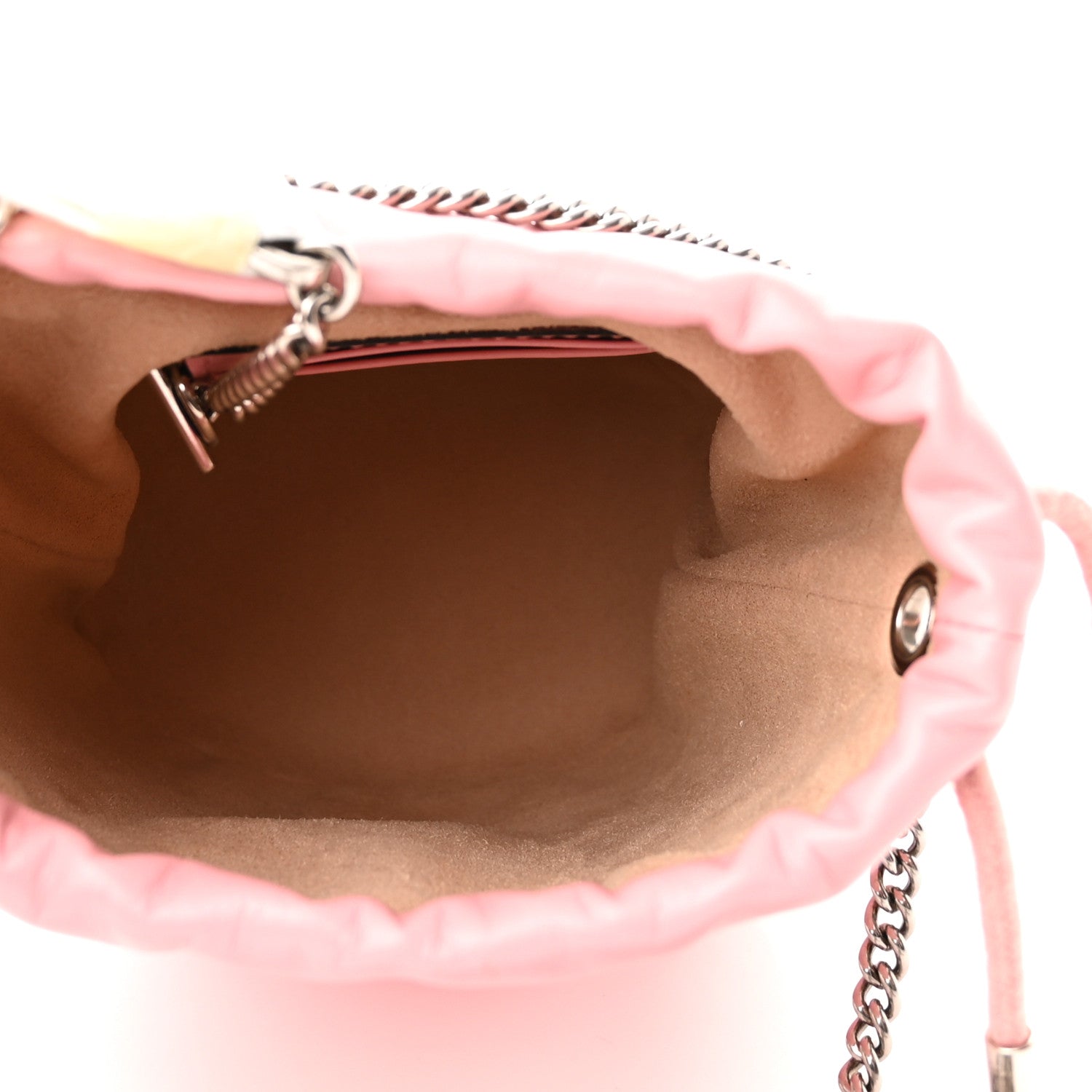 Gucci Calfskin Matelasse Mini GG Marmont 2.0 Bucket Bag Wild Rose 5 of 11
