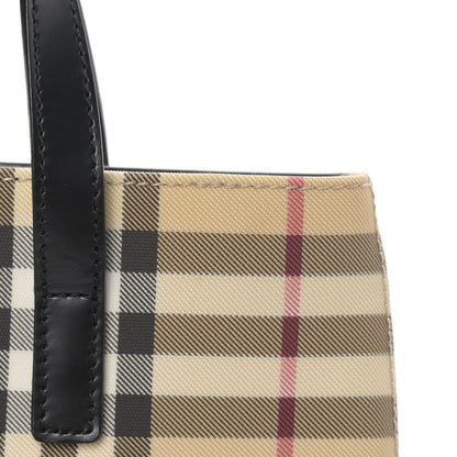 Burberry House Check Small Tote Black 9 of 15
