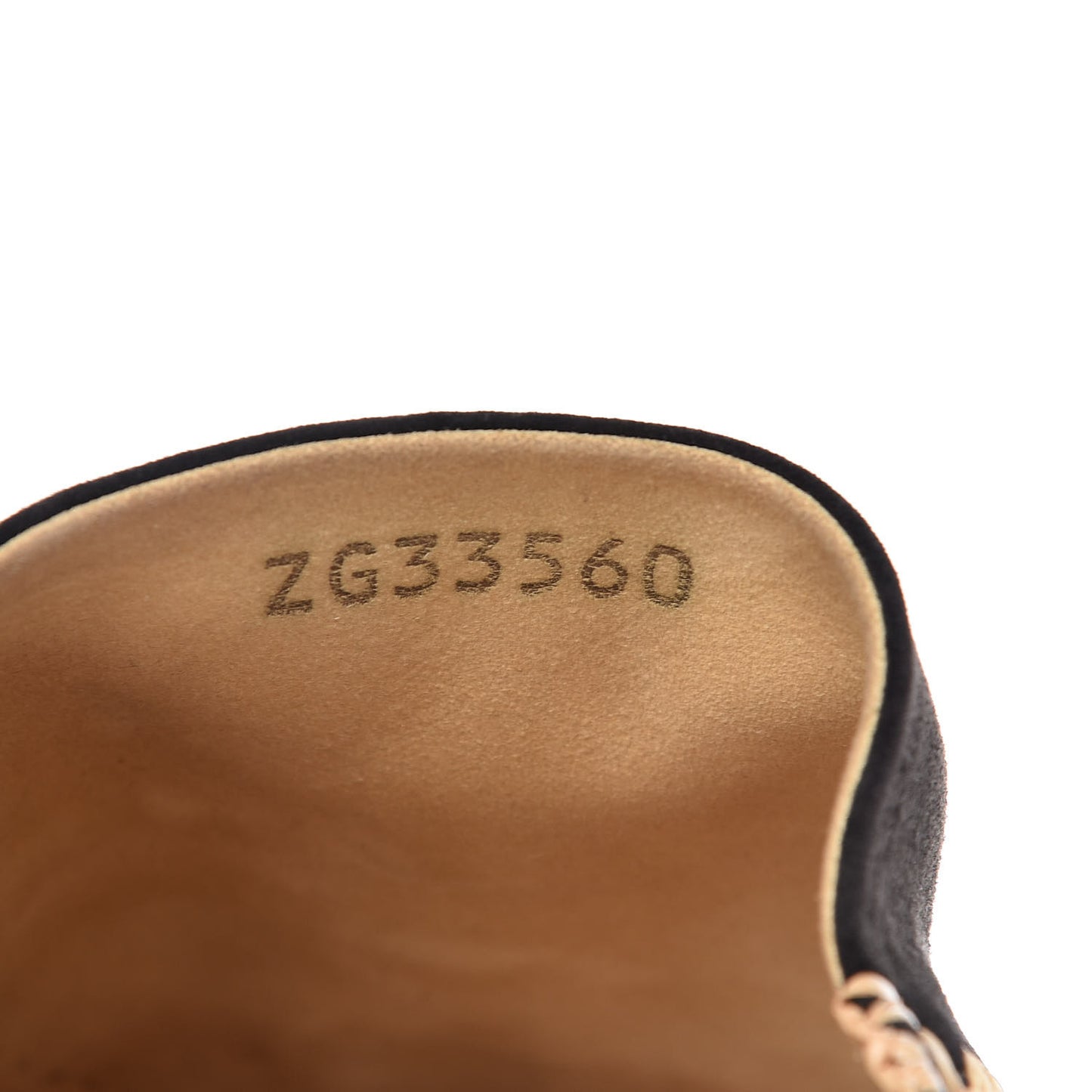 Suede Grosgrain CC Espadrille Mules 37 Black