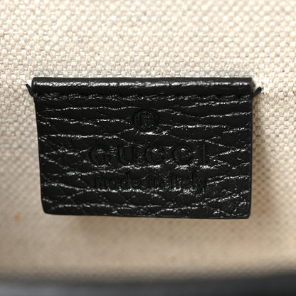 Gucci Dollar Calfskin Enamel Small Dionysus Shoulder Bag Black Electric Blue 6 of 10