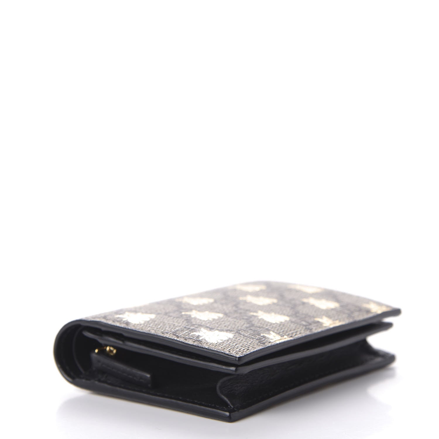 Gucci GG Supreme Monogram Bee Print Card Case 4 of 7