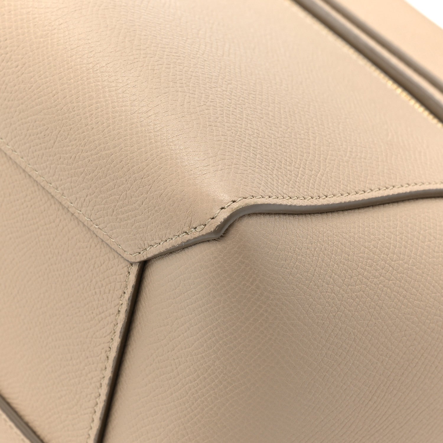 Celine Grained Calfskin Micro Belt Bag Taupe 12 of 12