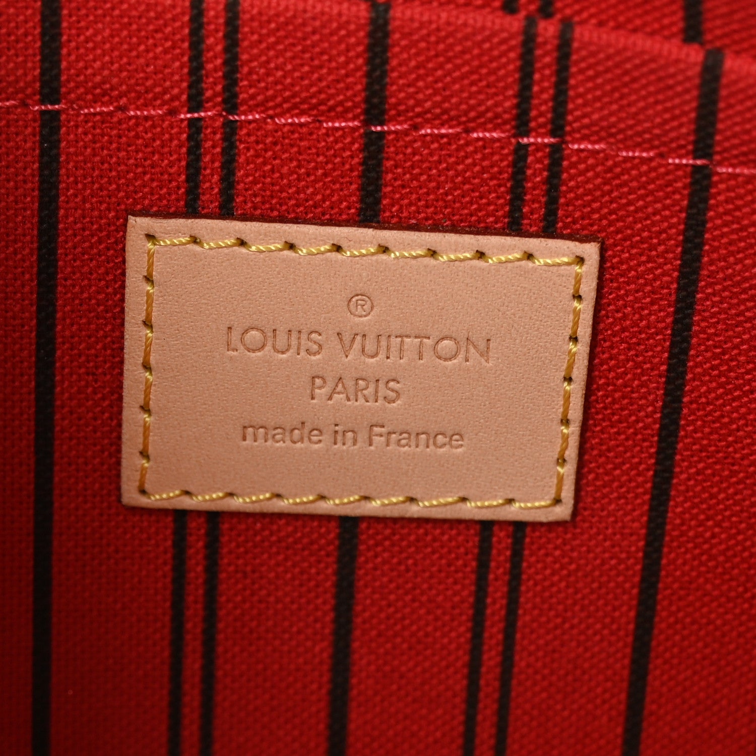 Louis Vuitton Monogram Neverfull MM GM Pochette Cherry 6 of 7