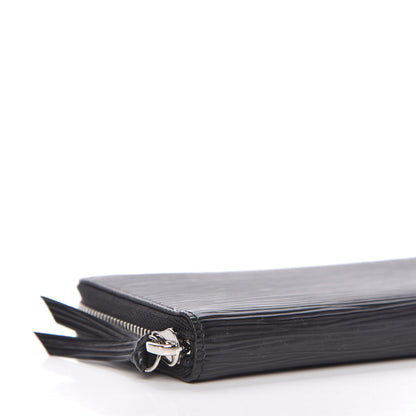 Louis Vuitton Epi Clemence Wallet Black 5 of 10