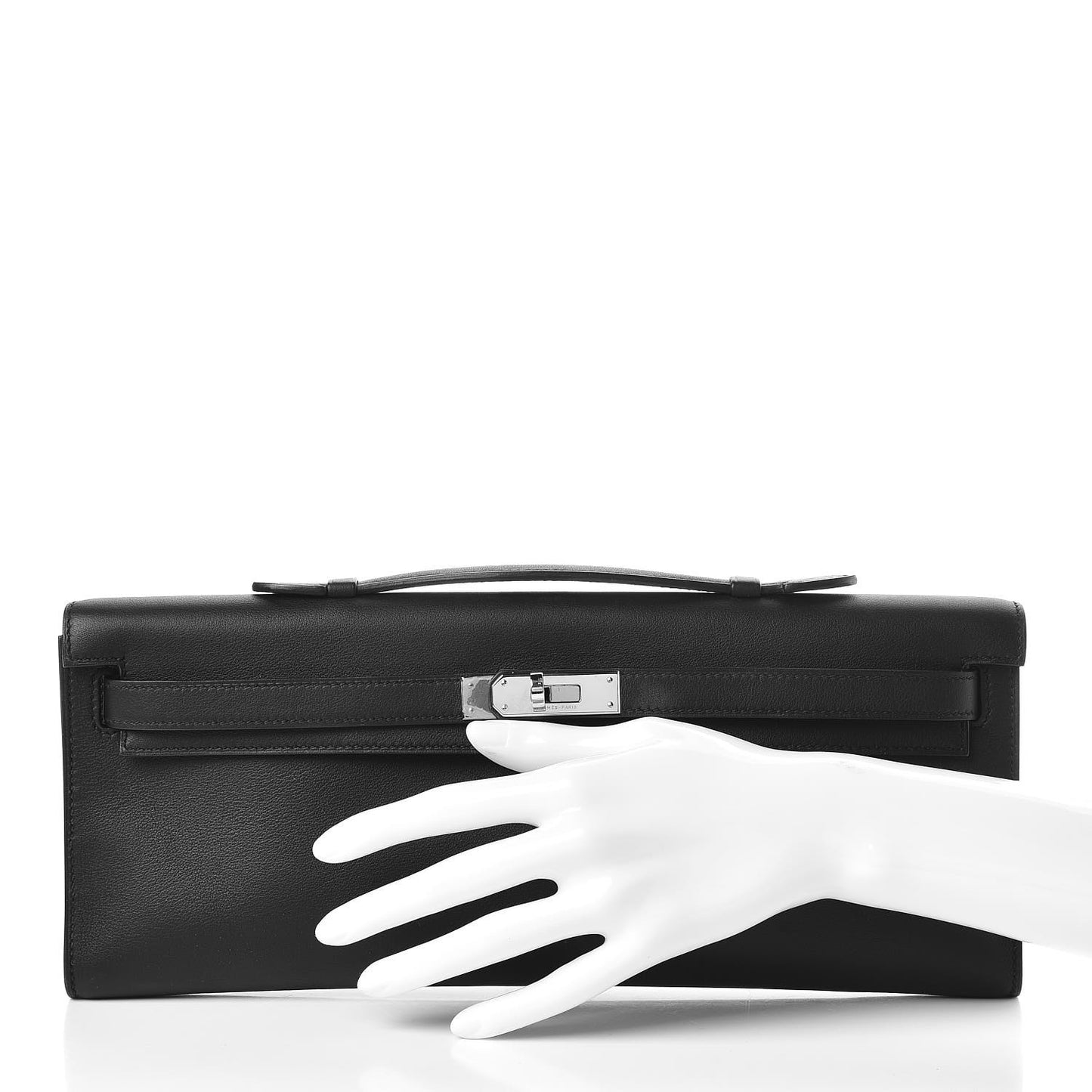 Swift Kelly Cut Clutch Pochette Black