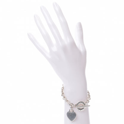 Tiffany Sterling Silver Heart Tag Toggle Bracelet 2 of 4