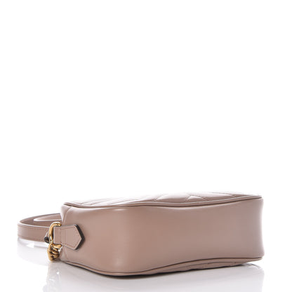 Gucci Calfskin Matelasse Mini GG Marmont Chain Shoulder Bag Porcelain Rose 4 of 9