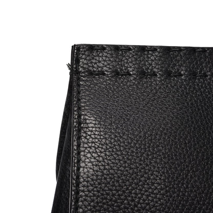 Gucci Calfskin Feline Medium GG Marmont Top Handle Bag Black 8 of 8