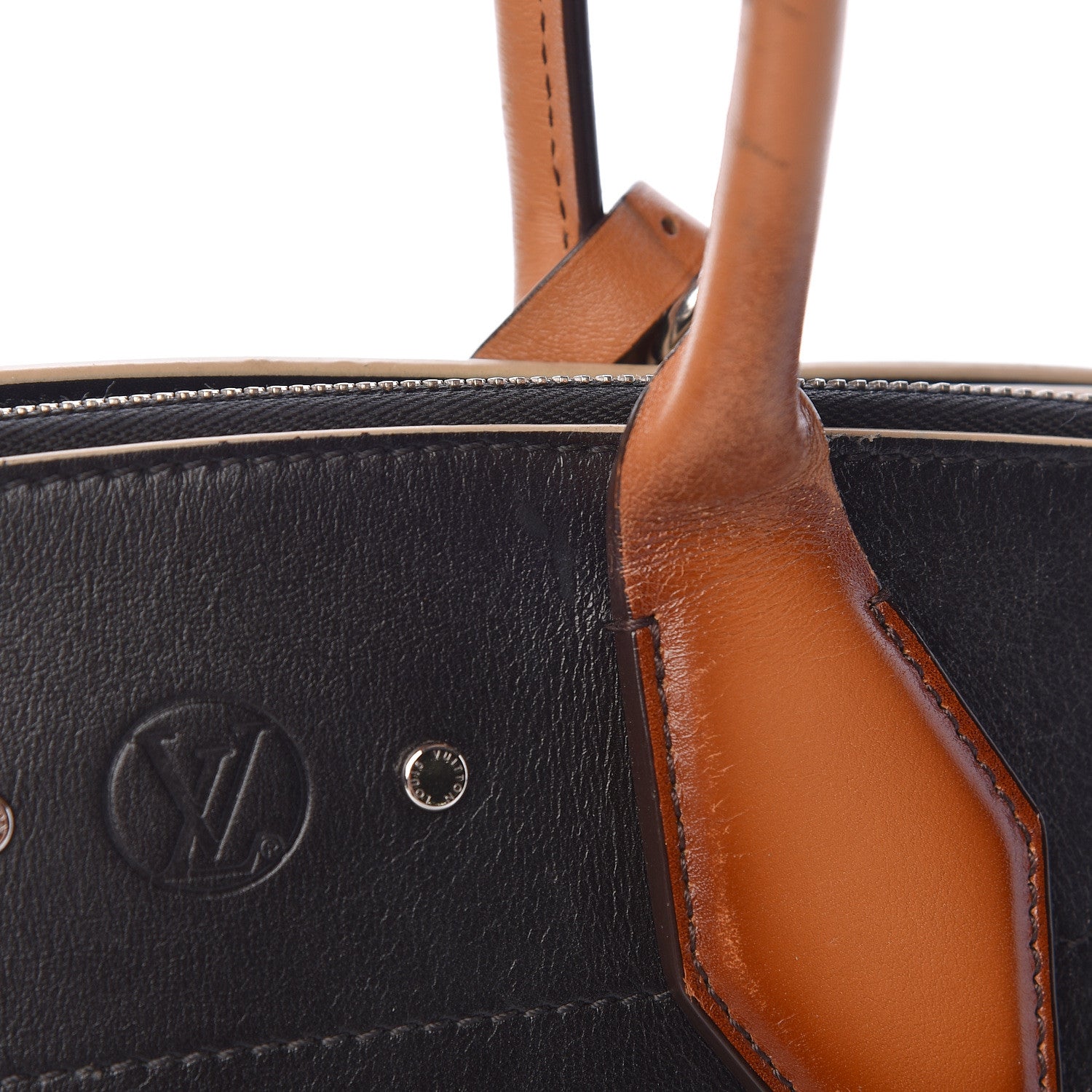 Louis Vuitton Calfskin World Tour City Steamer MM Black 20 of 27