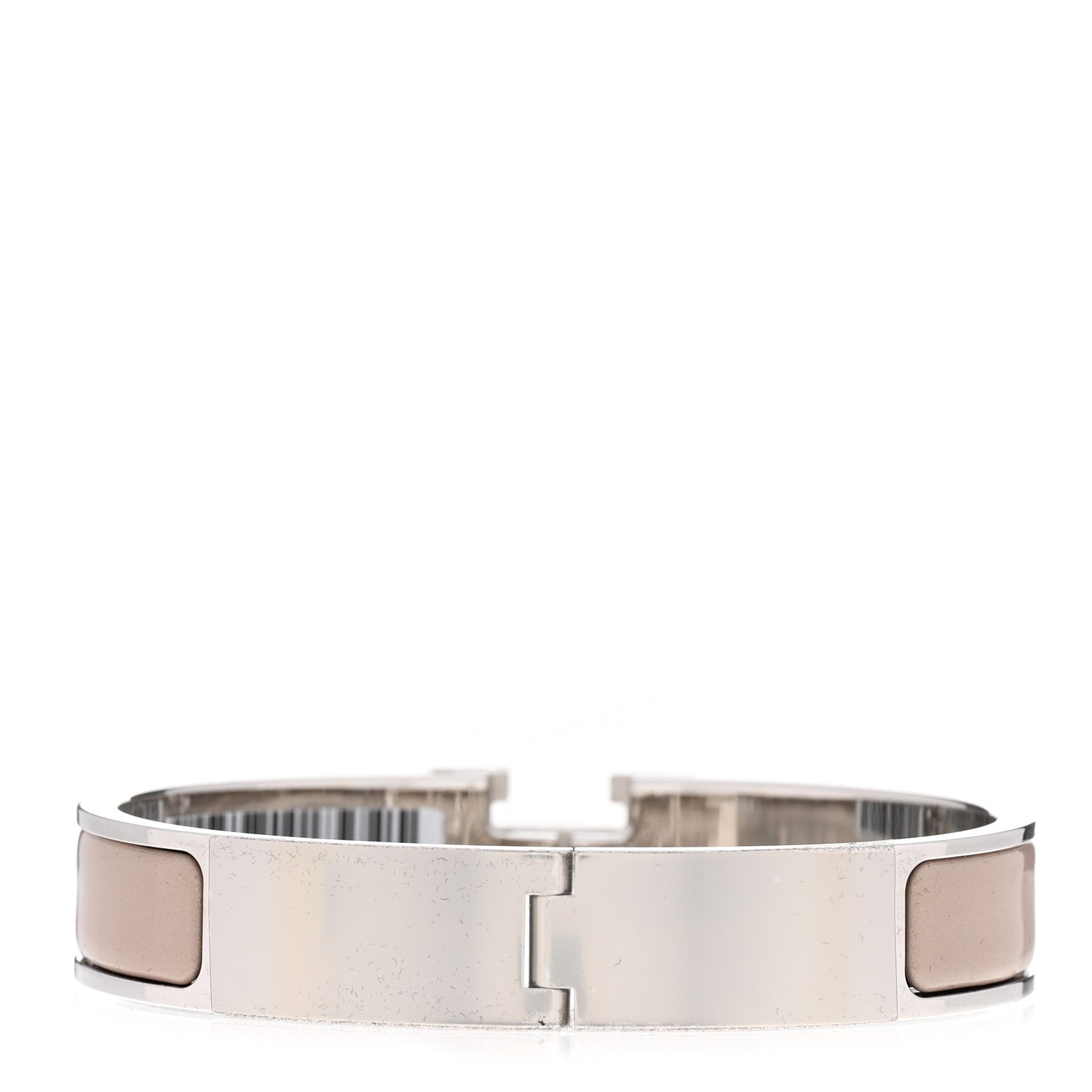 Hermes Enamel Narrow Clic Clac H Bracelet PM Marron Glace 3 of 5