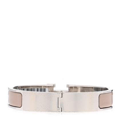 Hermes Enamel Narrow Clic Clac H Bracelet PM Marron Glace 3 of 5