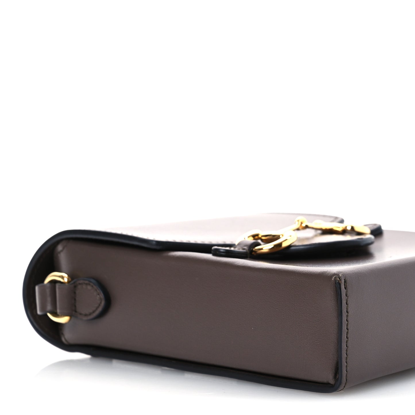 Boarded Plutone Calfskin Mini Horsebit 1955 Crossbody Bag New Acero