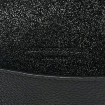 Alexander McQueen Calfskin Skull Envelope Clutch Black 5 of 8