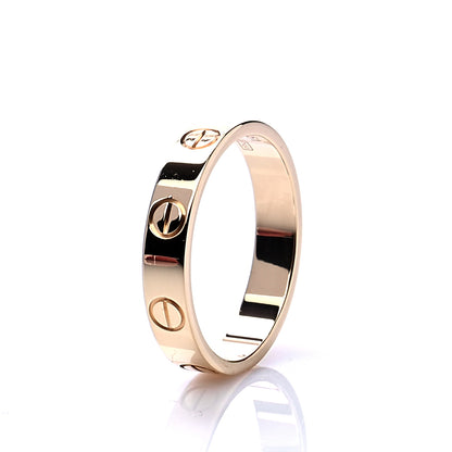 Cartier 18K Yellow Gold 3.5mm LOVE Wedding Band Ring 51 5.75 4 of 7