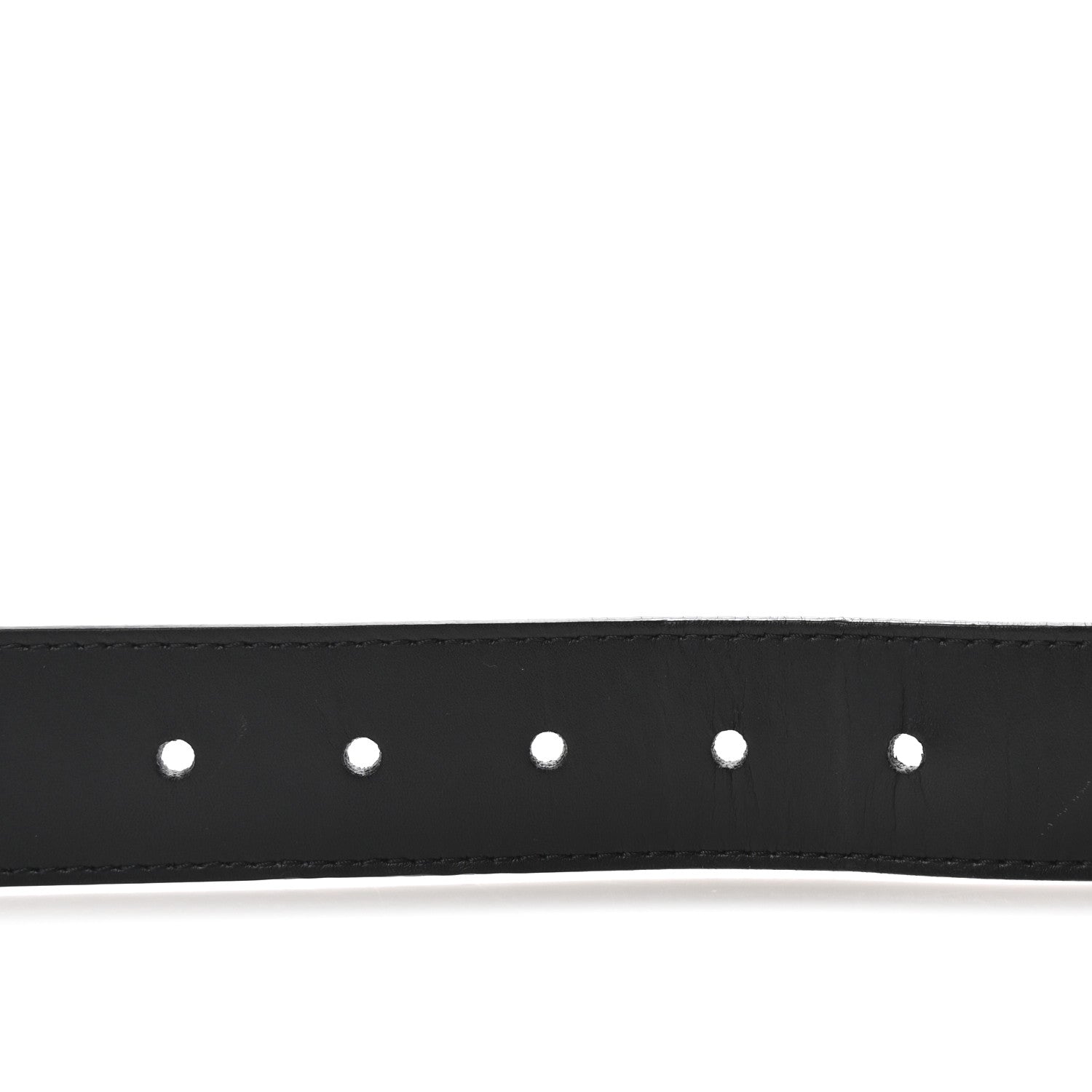 Louis Vuitton Calfskin Pont Neuf Belt 75 30 Black 3 of 6