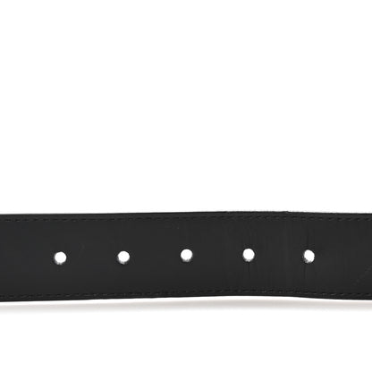 Louis Vuitton Calfskin Pont Neuf Belt 75 30 Black 3 of 6