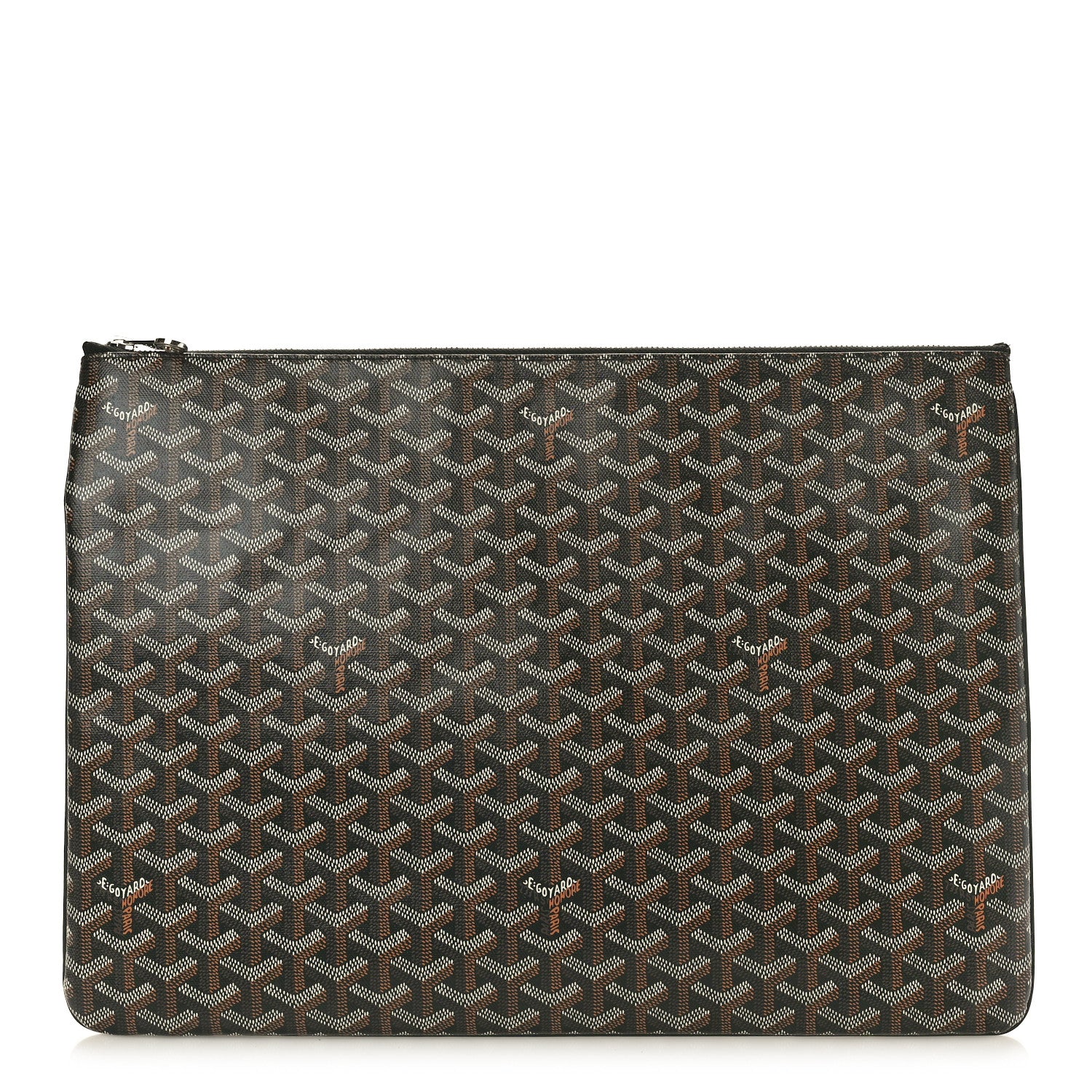 Goyard Goyardine Senat Pochette GM Black Gold 1 of 11