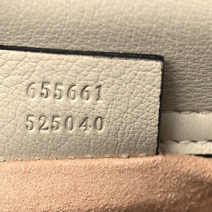 Gucci Wonka Grain Calfskin Mini Diana Tote Bag Mystic White 6 of 9