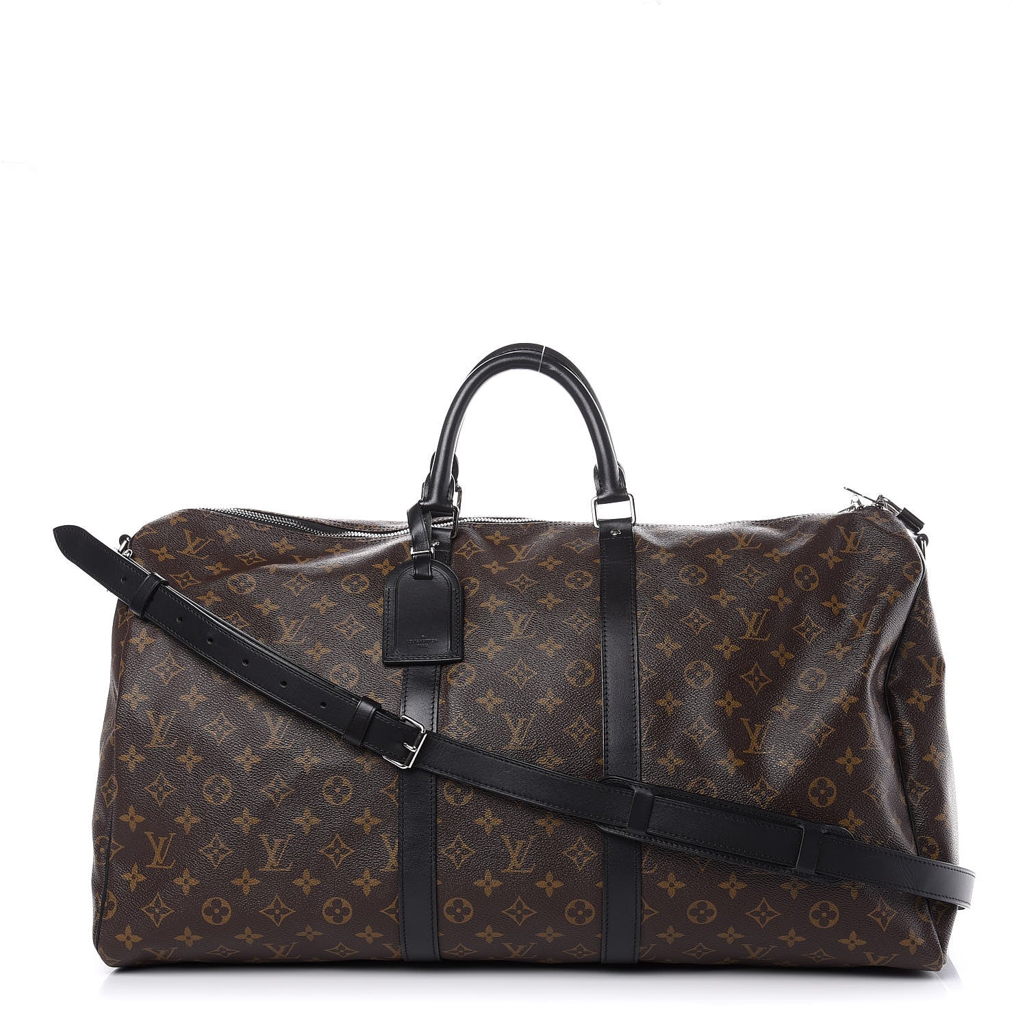 Louis Vuitton Monogram Macassar Keepall Bandouliere 55 1 of 12