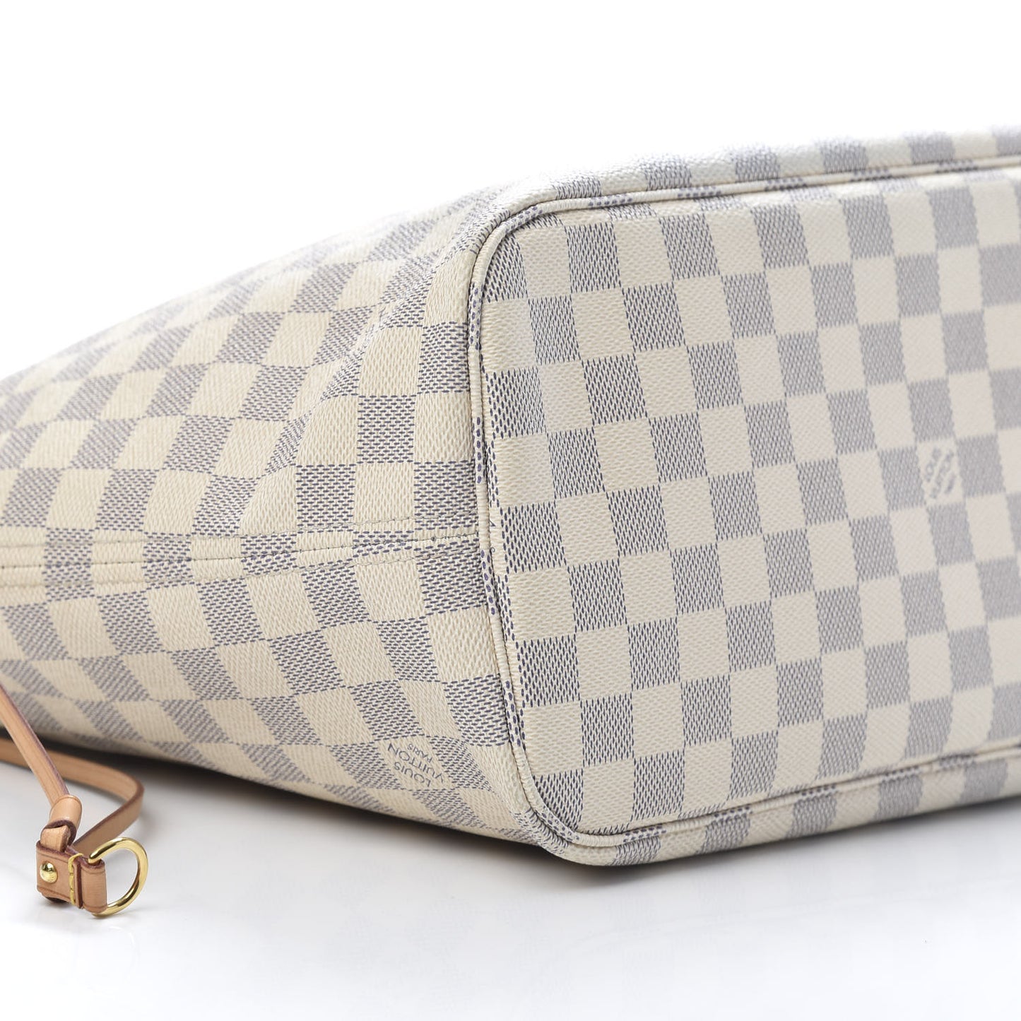 Damier Azur Neo Neverfull MM Rose Ballerine