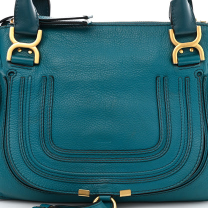 Chloe Calfskin Medium Marcie Satchel Laguna Blue 8 of 10