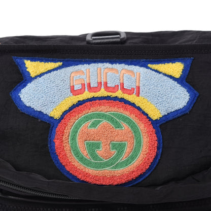 Gucci Nylon 80s Logo Patch Belt Bag Black 10 of 10