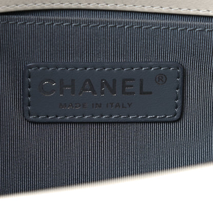 Chanel Calfskin Chevron Quilted Medium Boy Flap Ivory 6 of 18