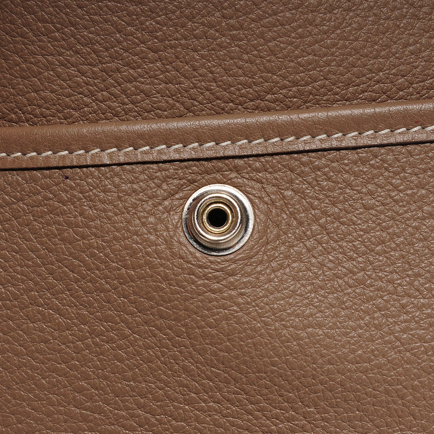 Hermes Taurillon Clemence Evelyne II PM Etoupe 2 of 17