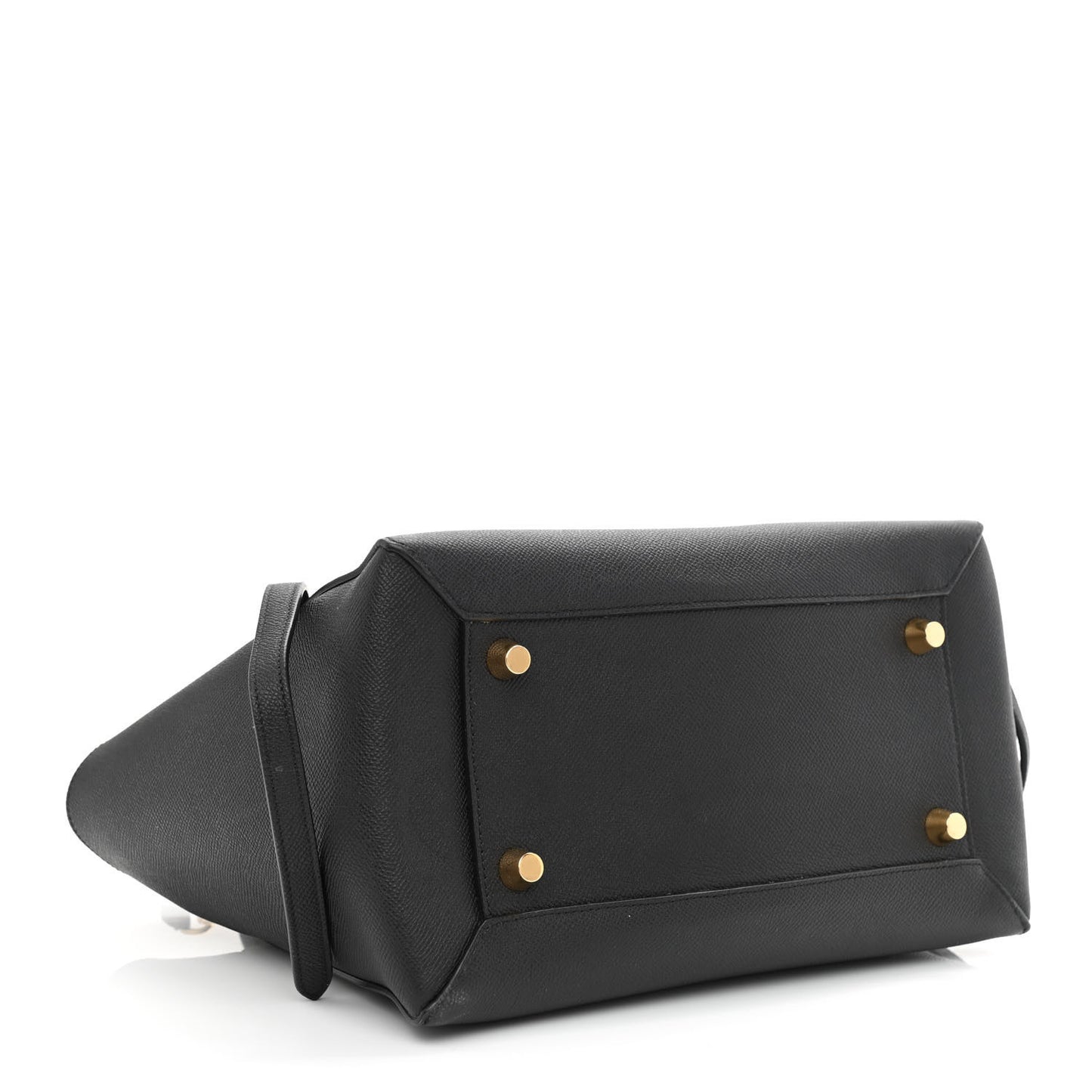 Grained Calfskin Mini Belt Bag Black