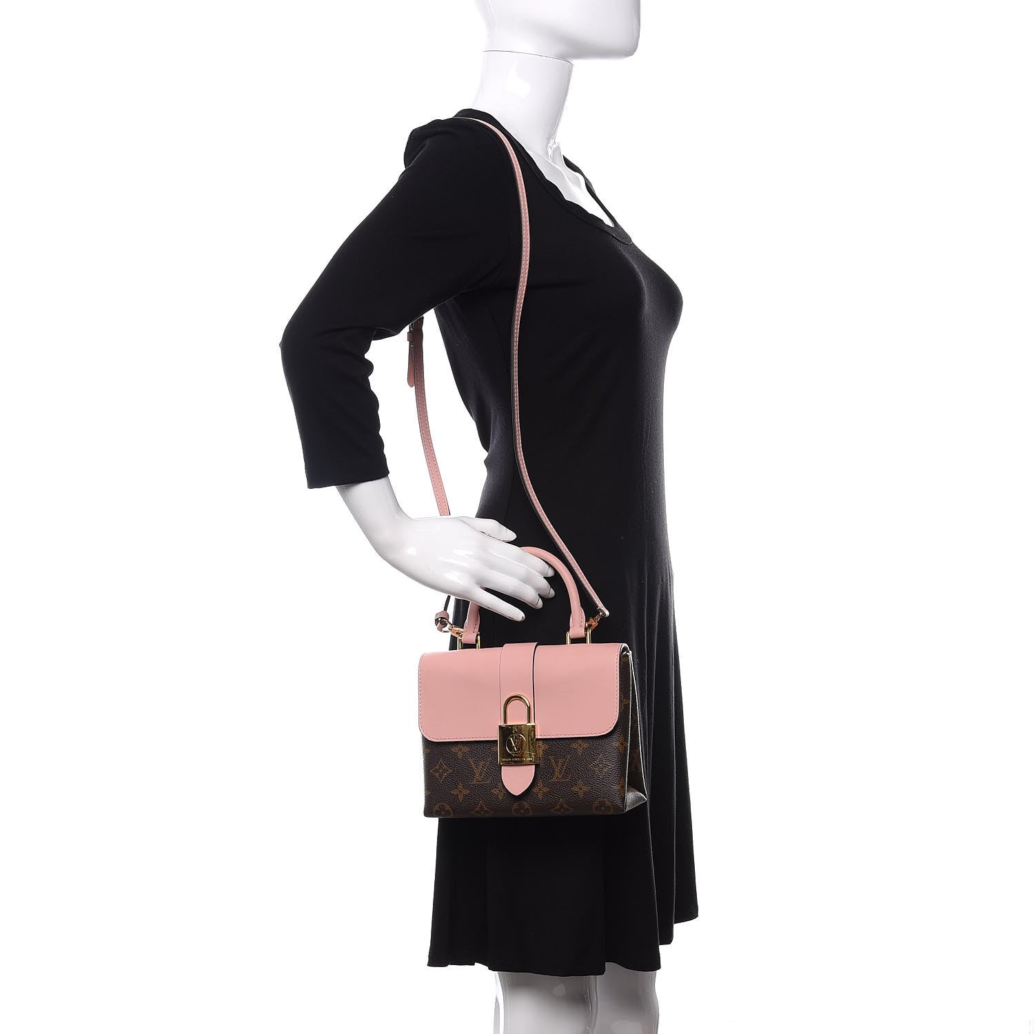 Louis Vuitton Monogram Locky BB Rose Poudre 2 of 14