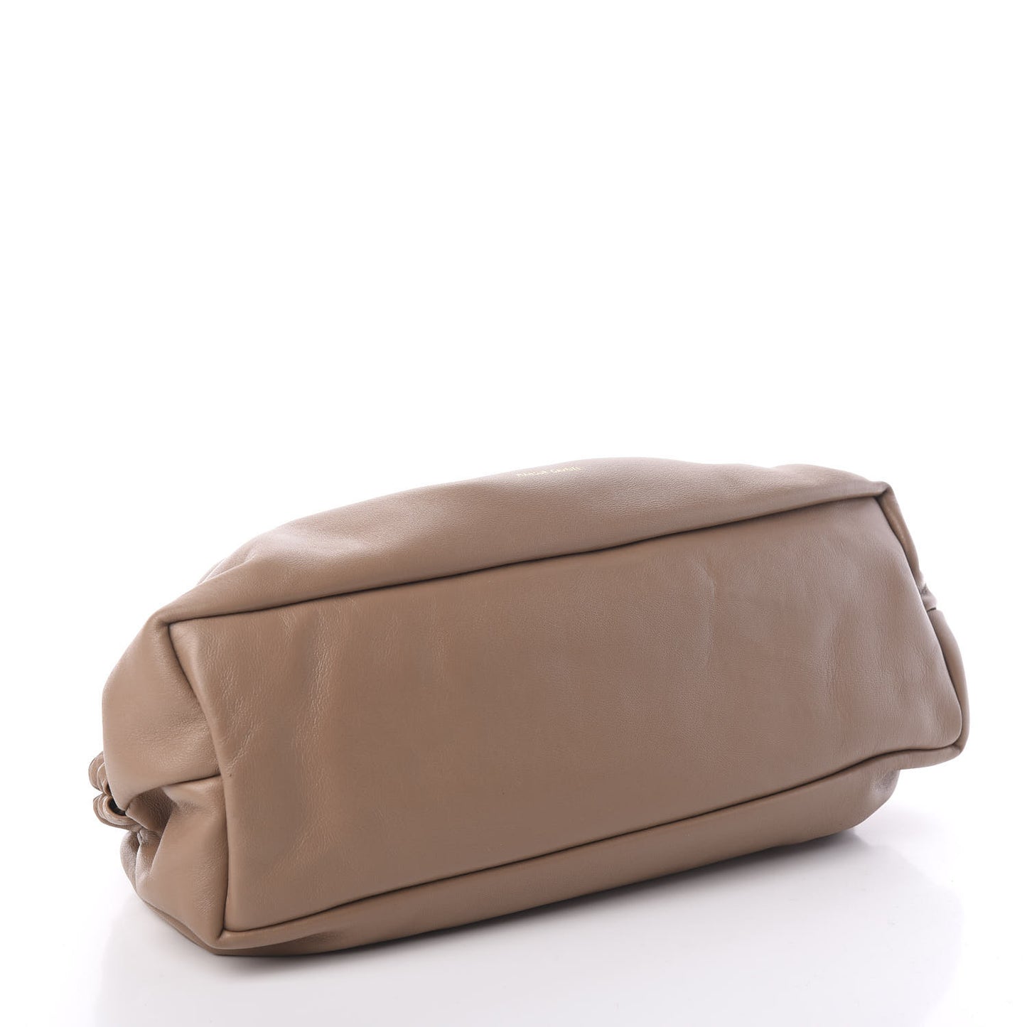 Lambskin Cloud Clutch Biscotto