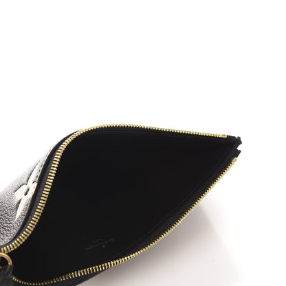 Louis Vuitton Empreinte Monogram Giant Crafty Pochette Felicie Zippered Insert Black 5 of 6