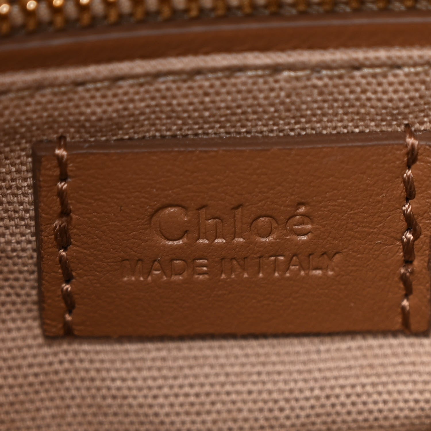 Chloe Smooth Calfskin Small Roy Bucket Bag Nut 6 of 10