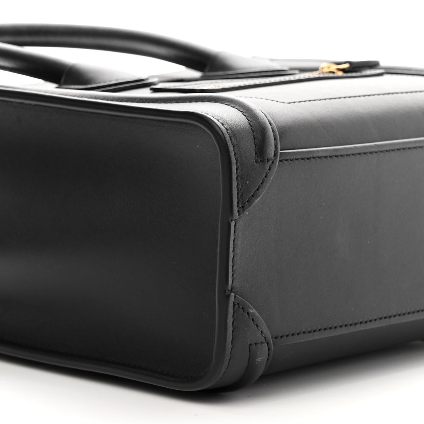Smooth Calfskin Nano Luggage Black