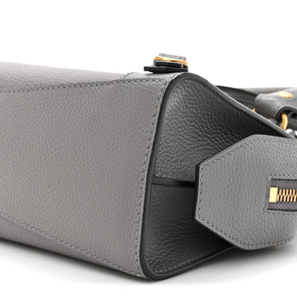 Balenciaga Grained Calfskin Neo Classic Gold Hardware Mini City Dark Grey 9 of 10