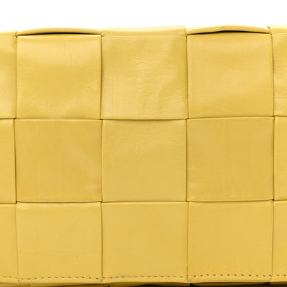 Bottega Veneta Paper Calfskin Intrecciato Stretch Cassette Buttercup 9 of 11
