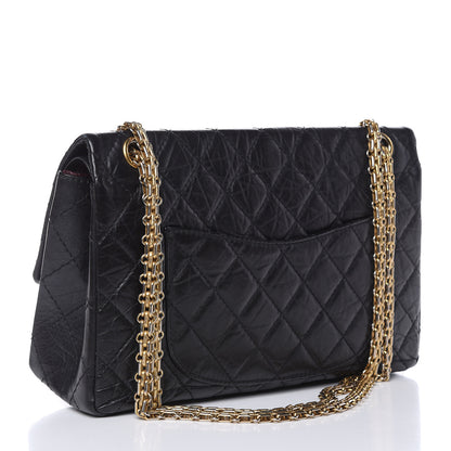 Chanel Aged Calfskin Quilted 2.55 Reissue 226 Flap Black 3 of 14