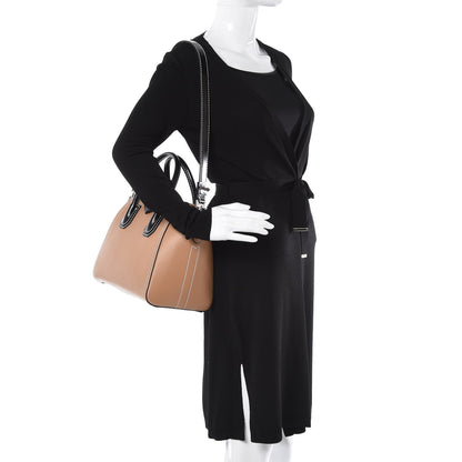Givenchy Calfskin Small Topstitch Bi-Color Antigona Beige Black 2 of 7