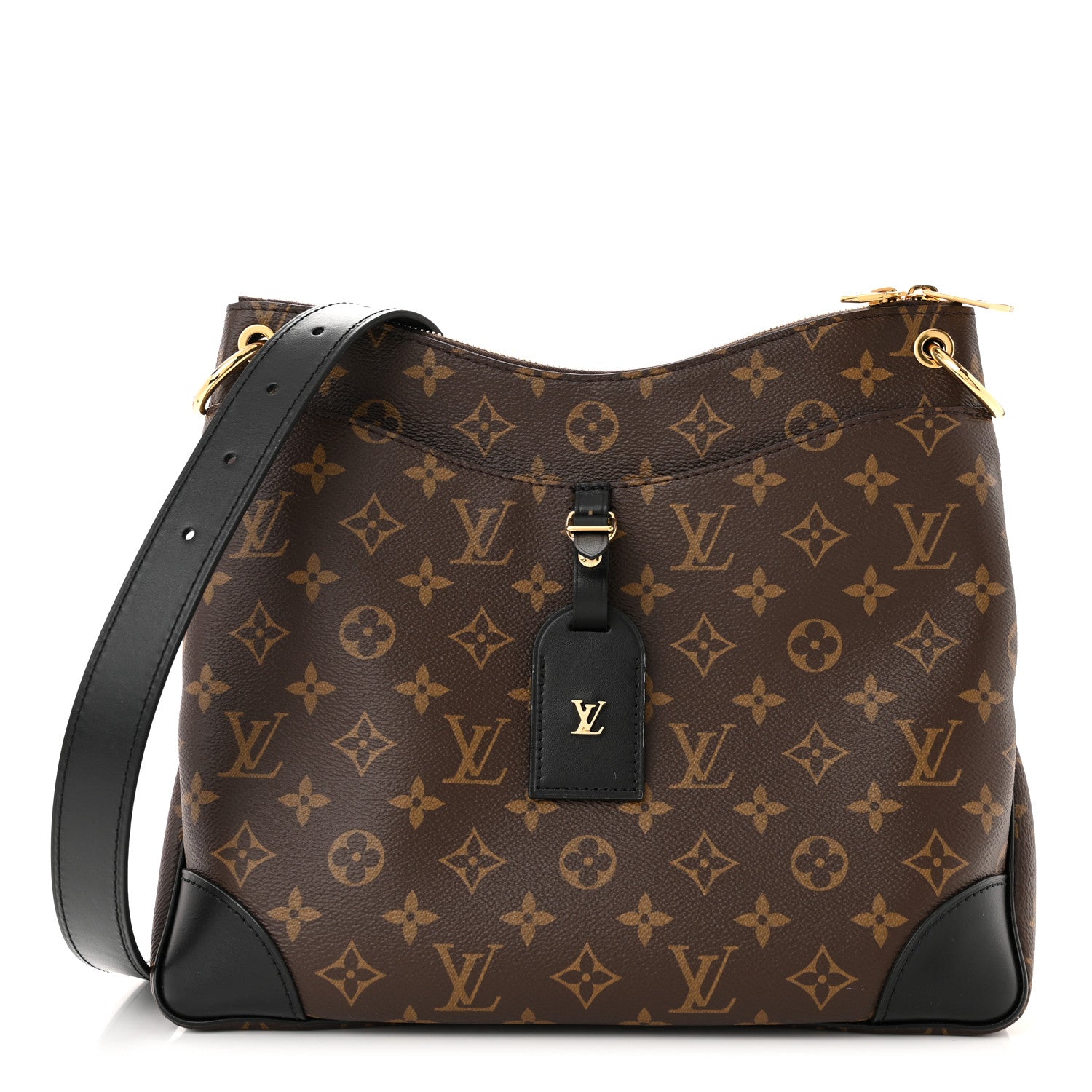 Louis Vuitton Monogram Odeon MM Black 1 of 9