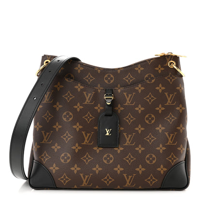 Louis Vuitton Monogram Odeon MM Black 1 of 9