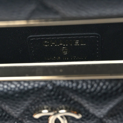 Chanel Caviar Quilted Evening Box Bag Black 6 of 8