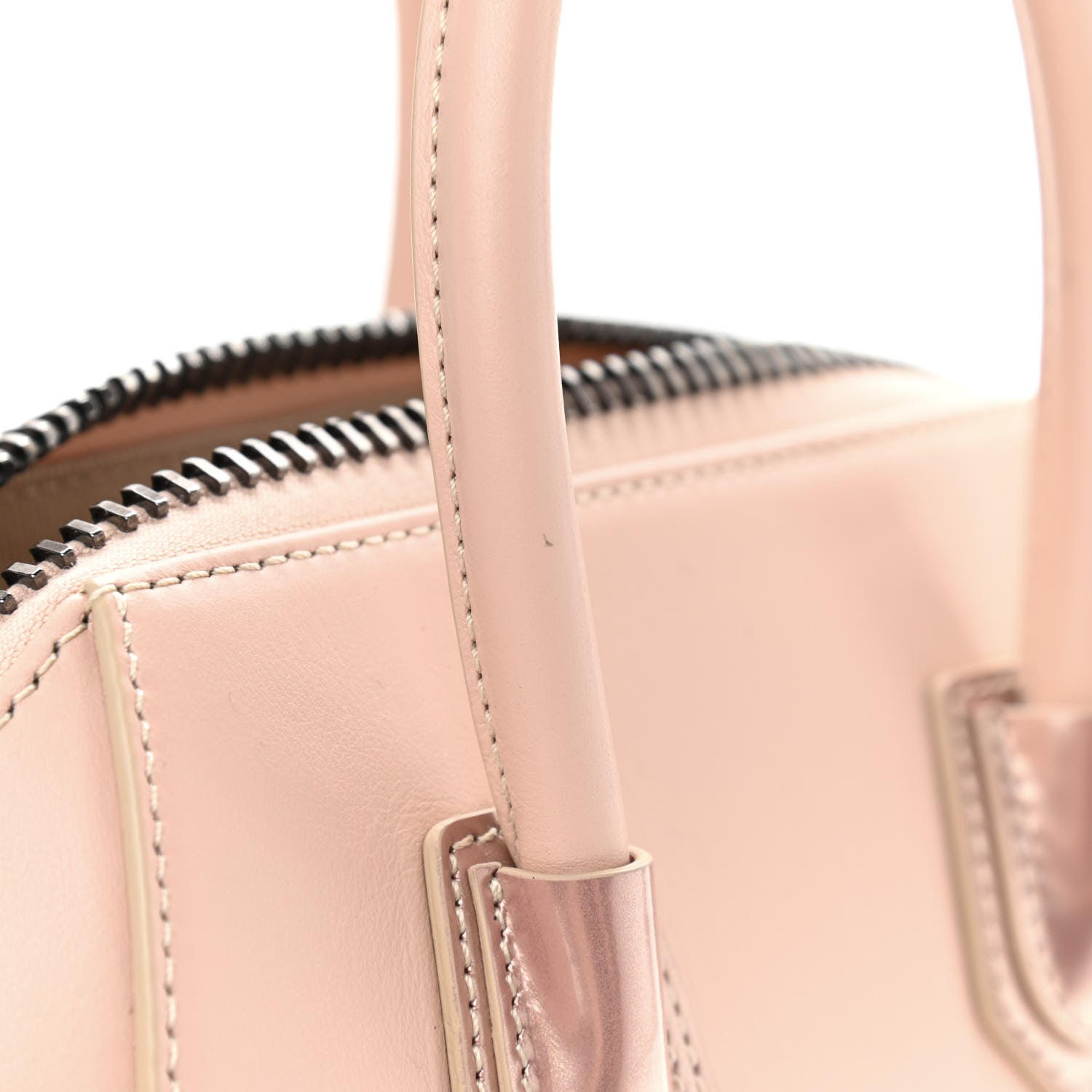 Givenchy Metallic Calfskin Mini Antigona Light Pink 11 of 12