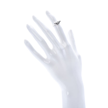 Tiffany Platinum Diamond Elsa Peretti Bean Ring 45 3.25 2 of 6