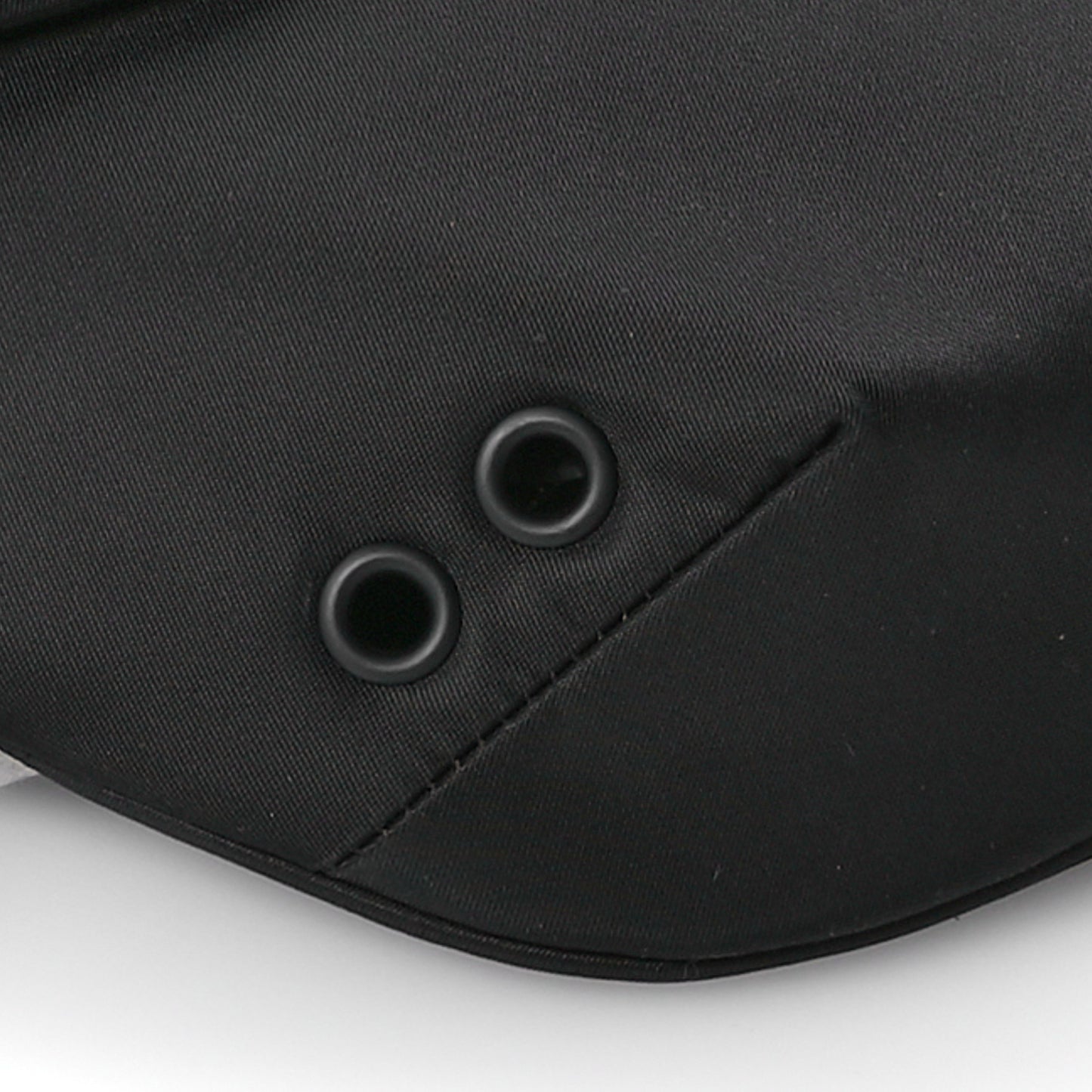 Nylon Large Logo Belt Bag Black