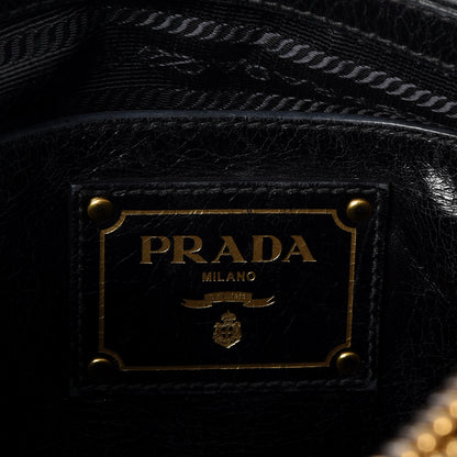 Prada Vitello Shine Tote Black 8 of 14