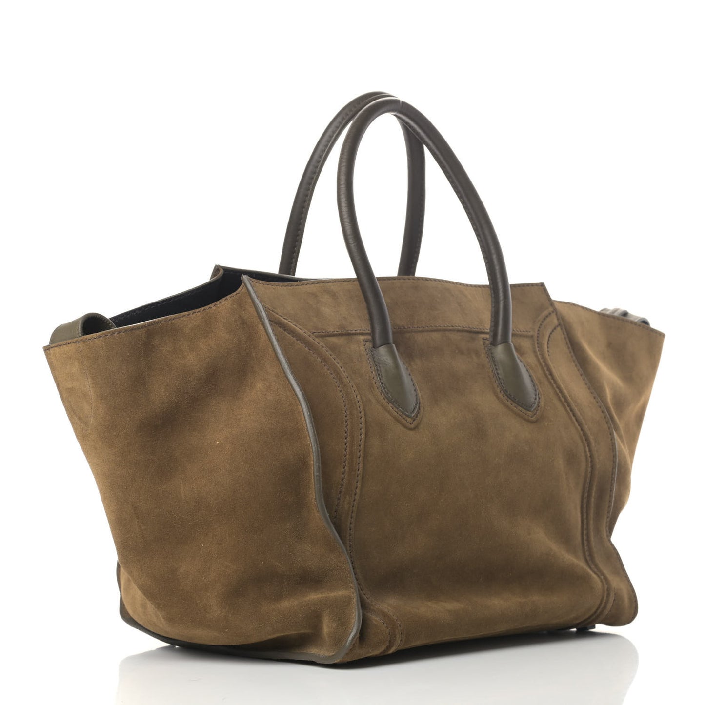 Suede Medium Phantom Luggage Olive