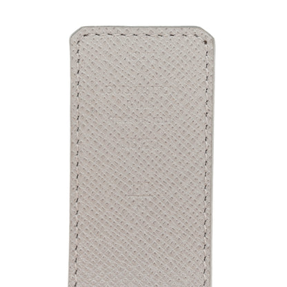 Louis Vuitton Taiga Monogram 40mm LV Initiales Belt 110 44 White 5 of 5