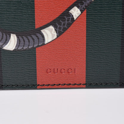 Gucci Calfskin Kingsnake Print Vertical Tote Black 12 of 13